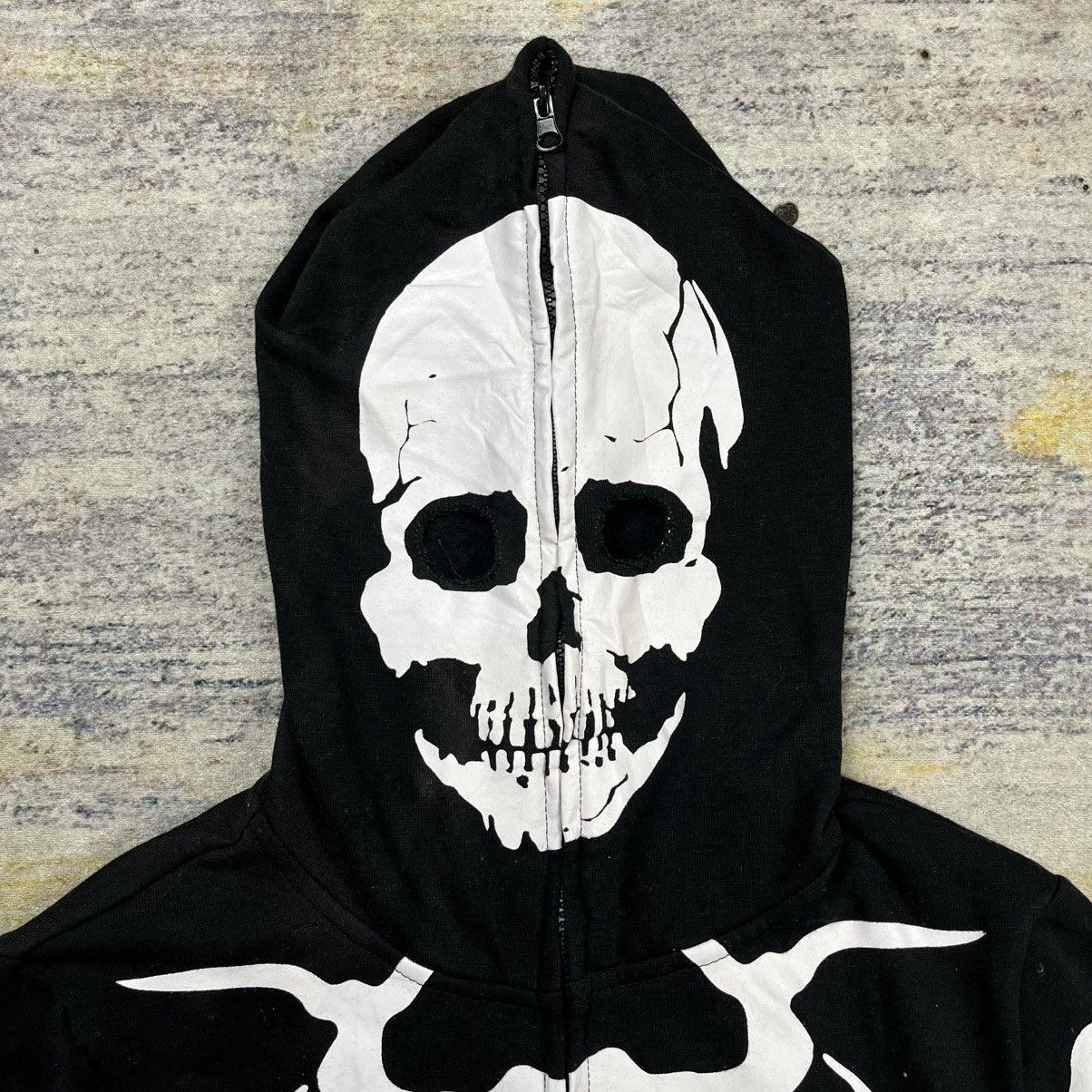 Japanese Brand Clash Ahead skeleton full zip hoodie Size US M / EU 48-50 / 2 - 4 Thumbnail