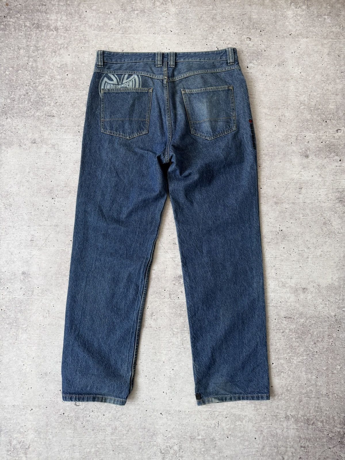 Independent Truck Co. Independent Truck Co Vintage Baggy Jeans Y2K Skate Pants Size US 34 / EU 50 - 6 Thumbnail