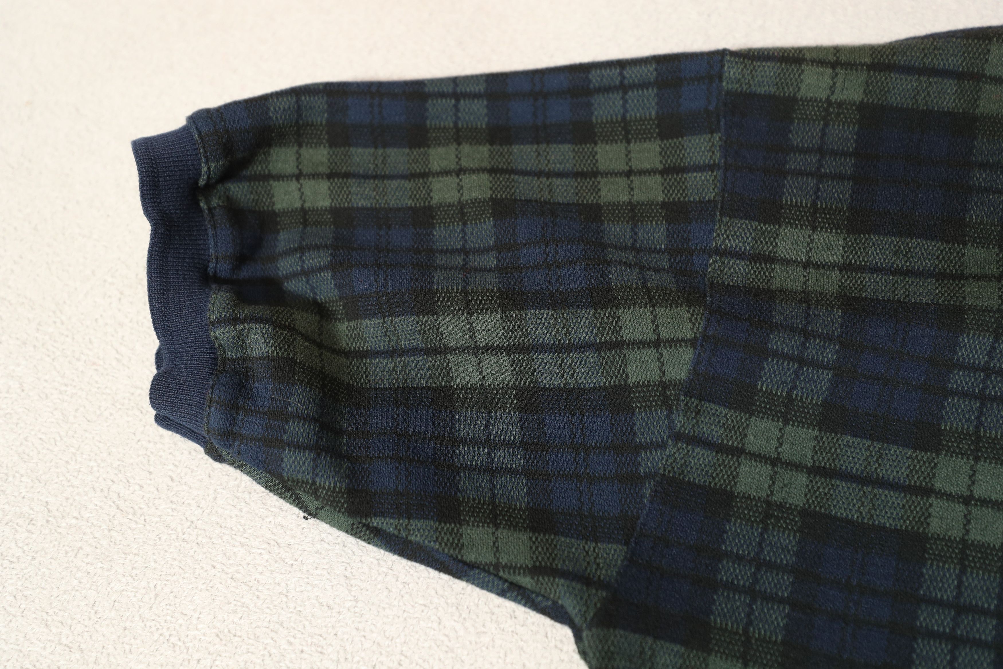 Vintage New River Classics J Riggings Green Tartan Polo (L) Size US L / EU 52-54 / 3 - 6 Thumbnail