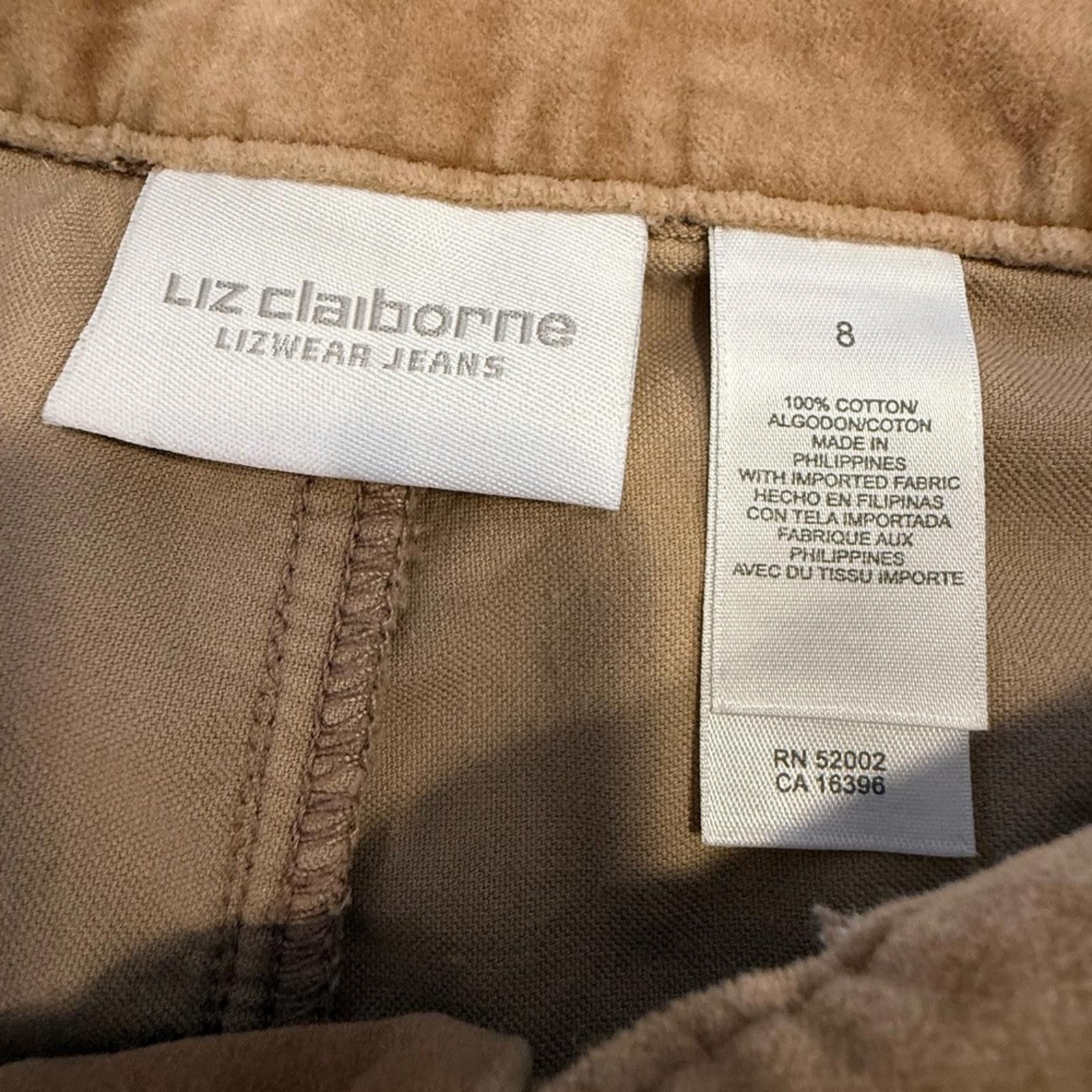 Other Liz Claiborne soft velvet brown embroidered western pants 8 Size 30" / US 8 / IT 44 - 4 Thumbnail