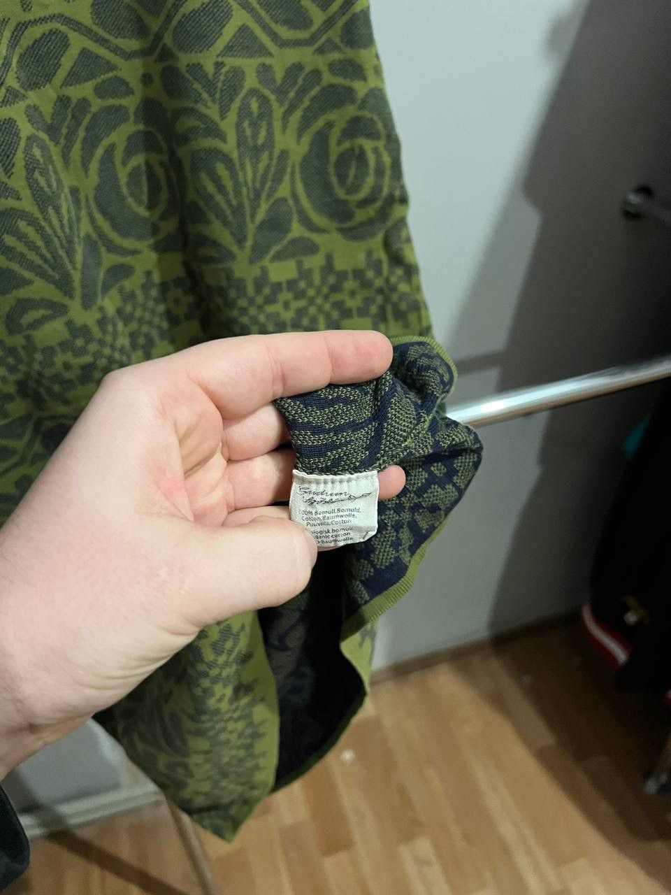 Gudrun Sjoden GUDRUN SJODEN OLIVE ORGANIC VINTAGE DRESS KNIT SIZE S Size S / US 4 / IT 40 - 8 Thumbnail
