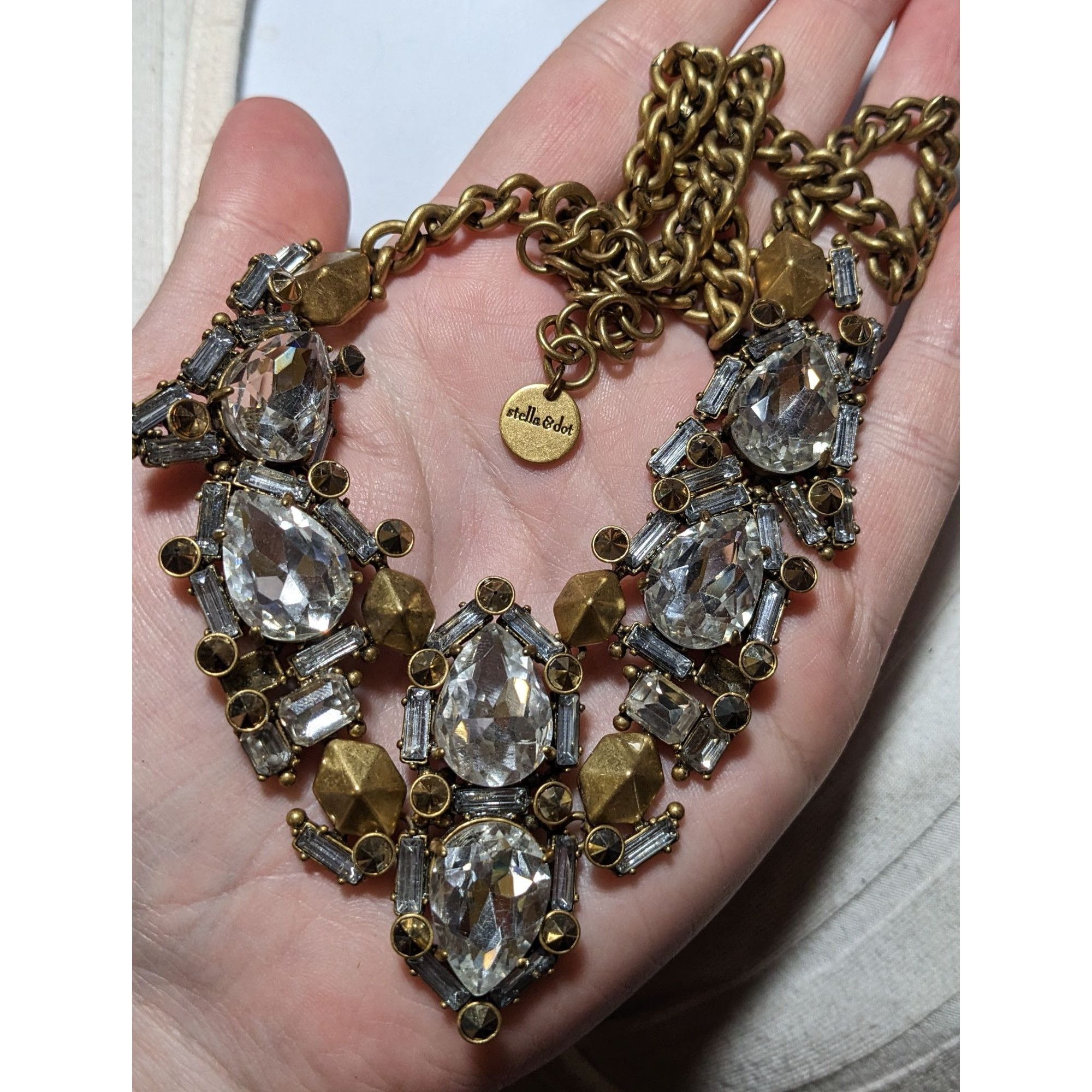 Other Stella & Dot Gold Gemmed Statement Necklace Size ONE SIZE - 5 Thumbnail
