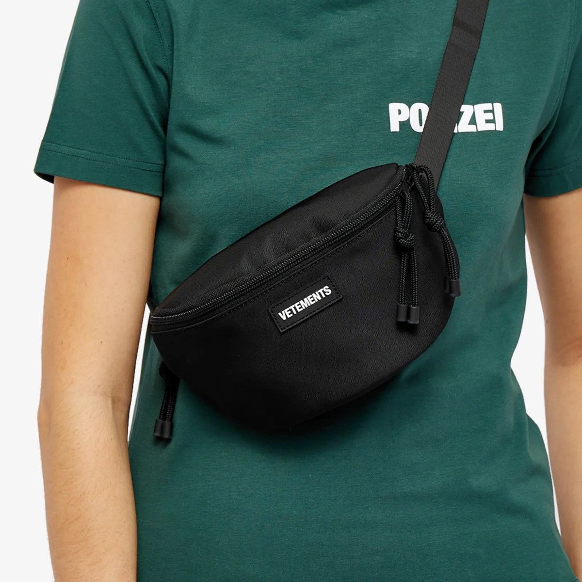 Vetements VETEMENTS ALL BLACK LOGO FANNY PACK Size ONE SIZE - 5 Thumbnail