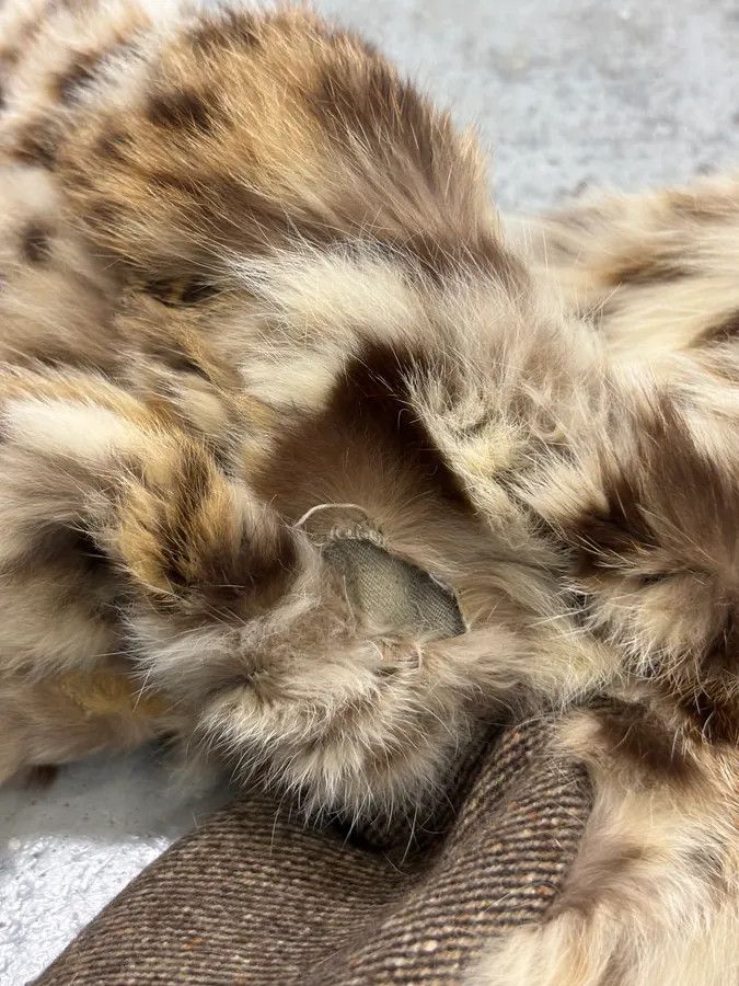 Dolce & Gabbana AW2005 Dolce & Gabbana Beige Mixed Media Leopard Fur Coat Size S / US 4 / IT 40 - 12 Thumbnail