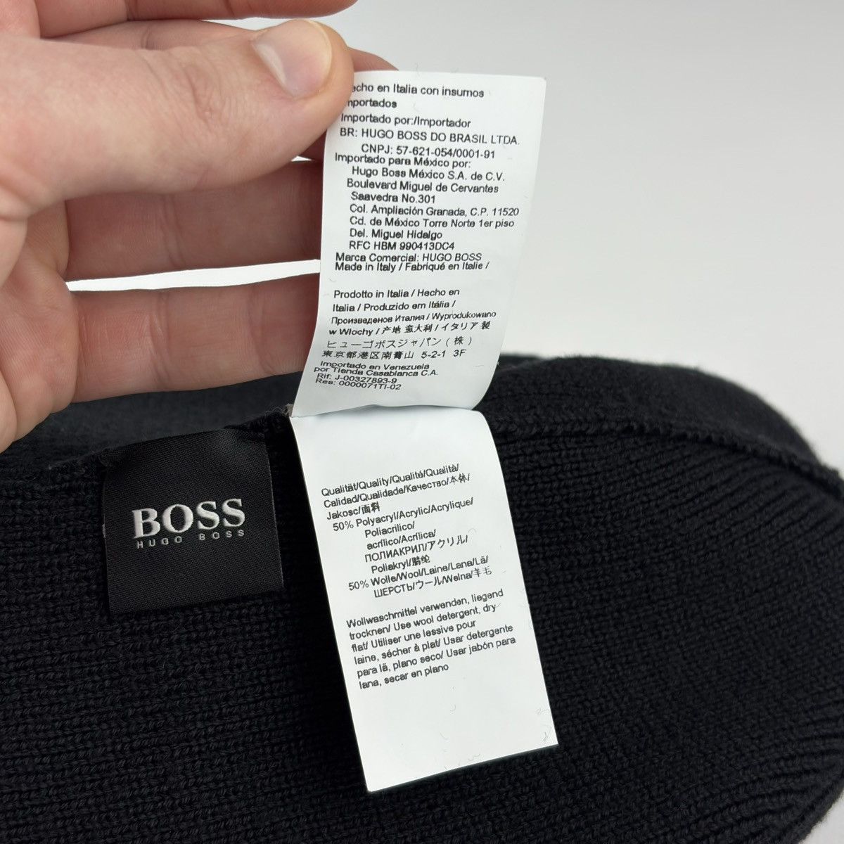 Hugo Boss Hugo Boss Beanie Hat logo Size ONE SIZE - 7 Thumbnail
