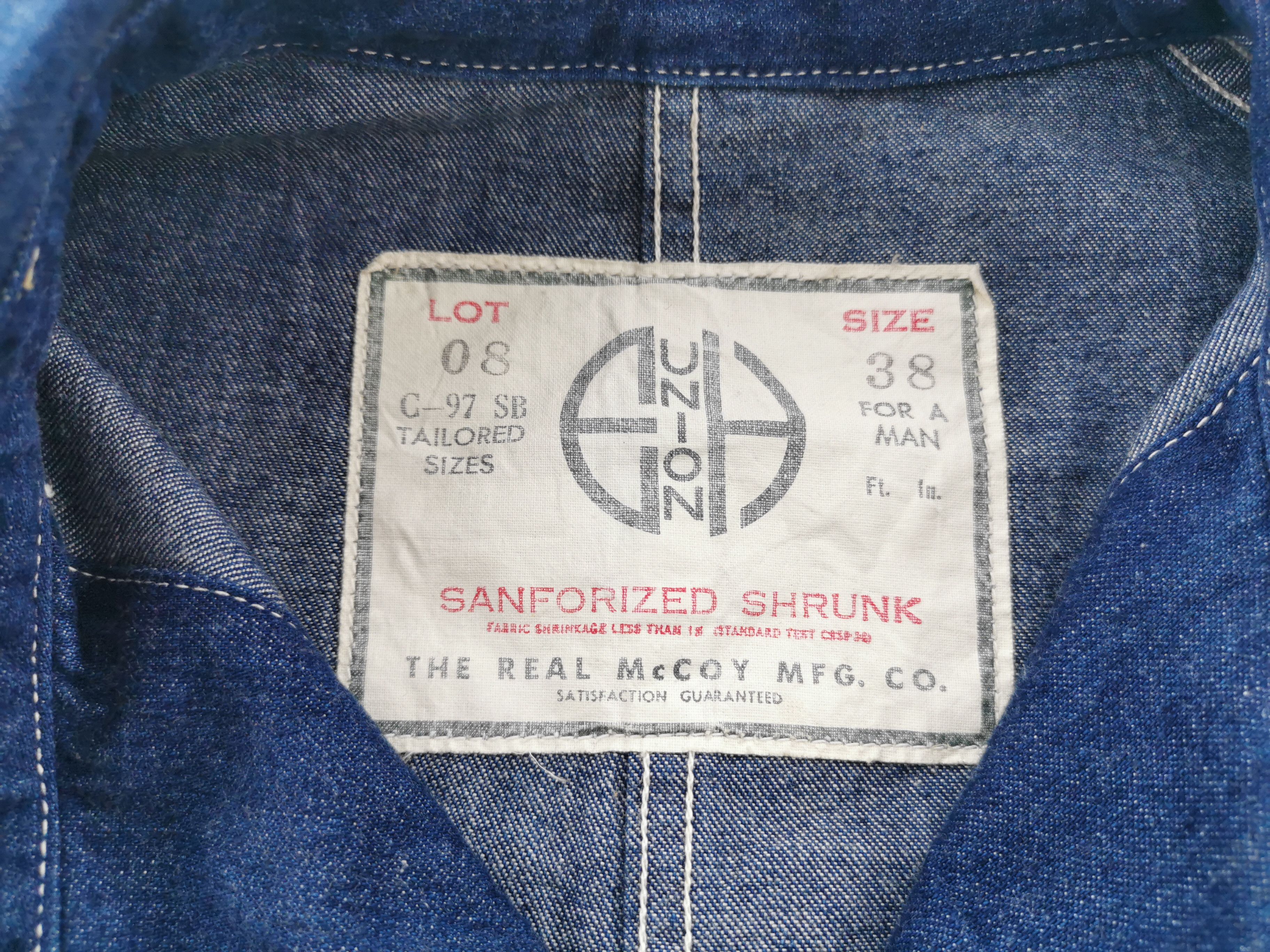 The Real McCoy's Vintage 90s The Real McCoy's Denim Jacket Made In Japan Size US M / EU 48-50 / 2 - 5 Thumbnail