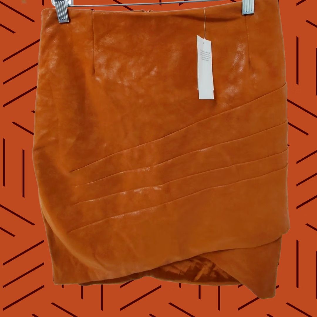 Guess GUESS Skirt Women Size M Ginger Spice Solid Lightweight Size 32" / US 10 / IT 46 - 1 Thumbnail