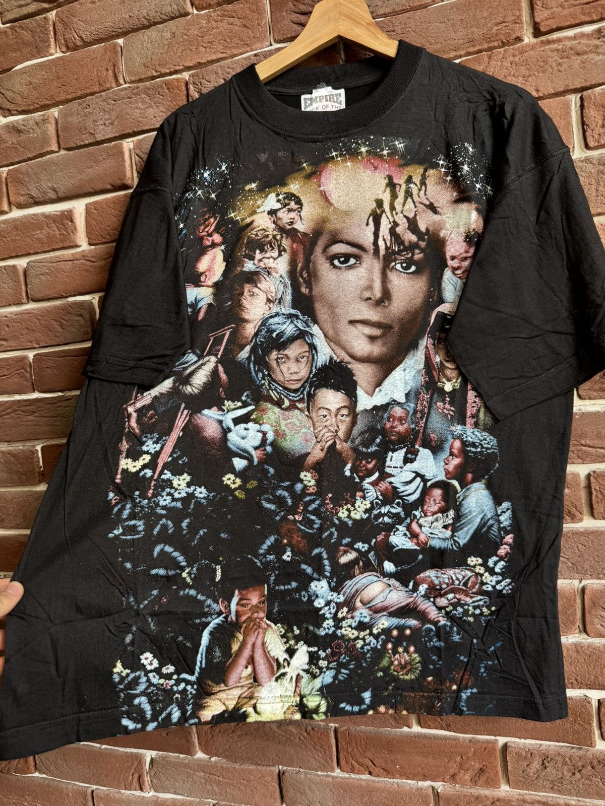 Band Tees Vintage 90s Michael Jackson Double Sided Pop Music Band Tee Size US L / EU 52-54 / 3 - 3 Thumbnail