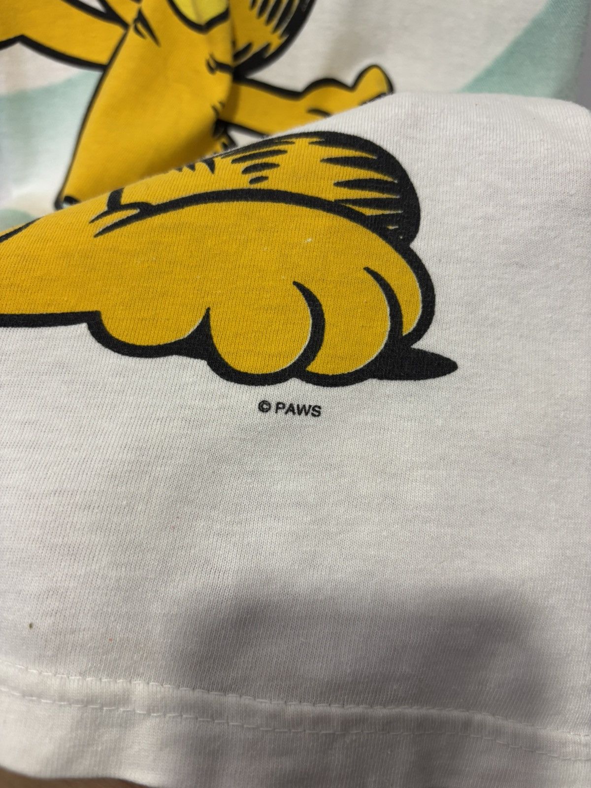 Cartoon Network Vintage Overprint Garfield Bulleyes Tshirt Size US XL / EU 56 / 4 - 4 Thumbnail