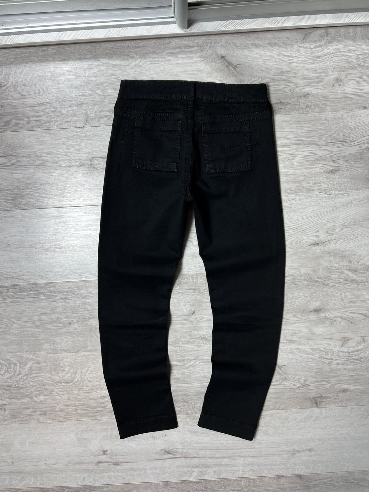 Marithe + Francois Girbaud Vintage Marithe Francois Girbaud Jeans Black Denim Pant MFG Size 27" / US 4 / IT 40 - 8 Thumbnail