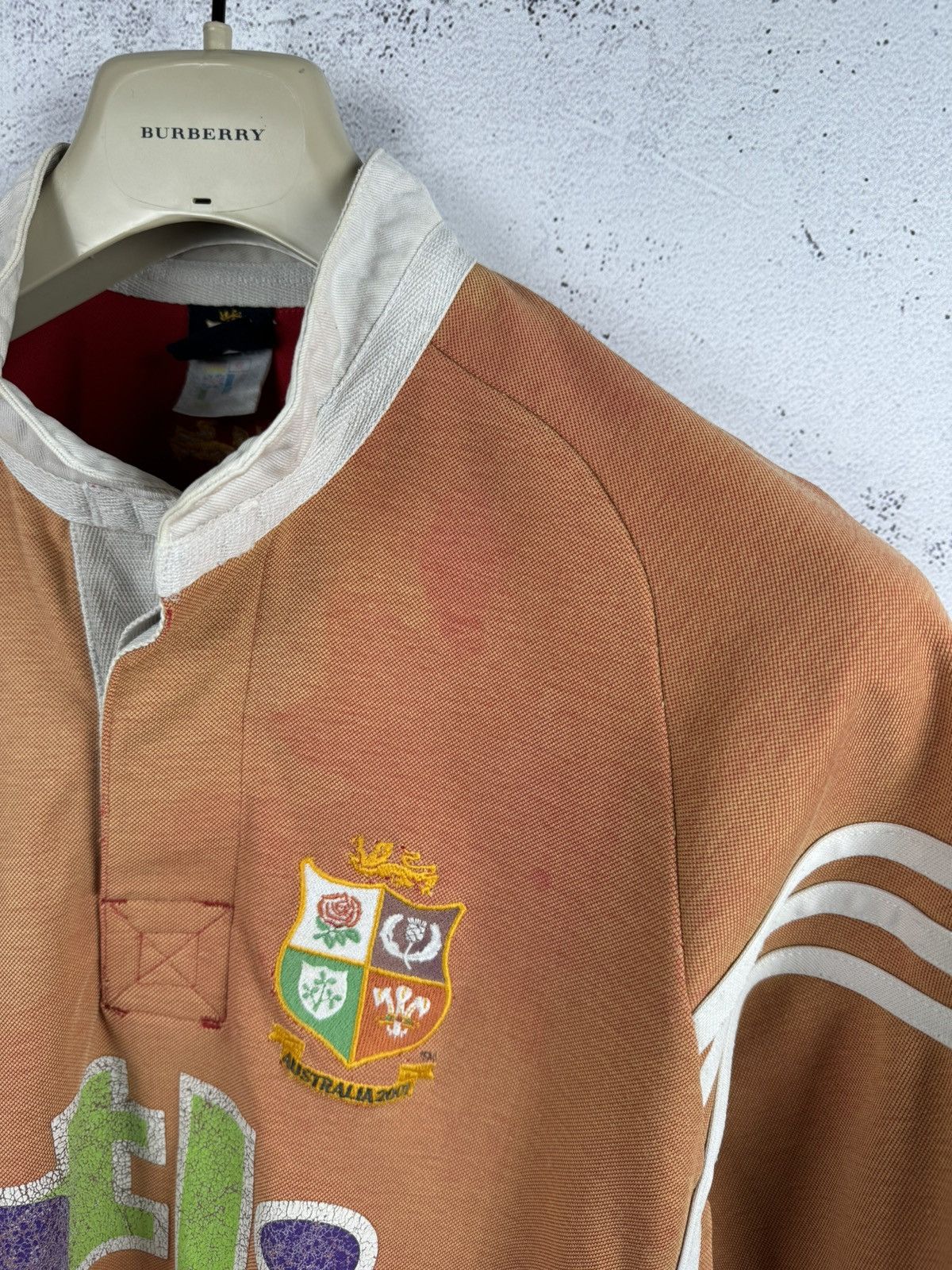 Adidas × Vintage Classic Rugby Shirts 2001 British Irish Vintage Old jersey Size US M / EU 48-50 / 2 - 8 Thumbnail