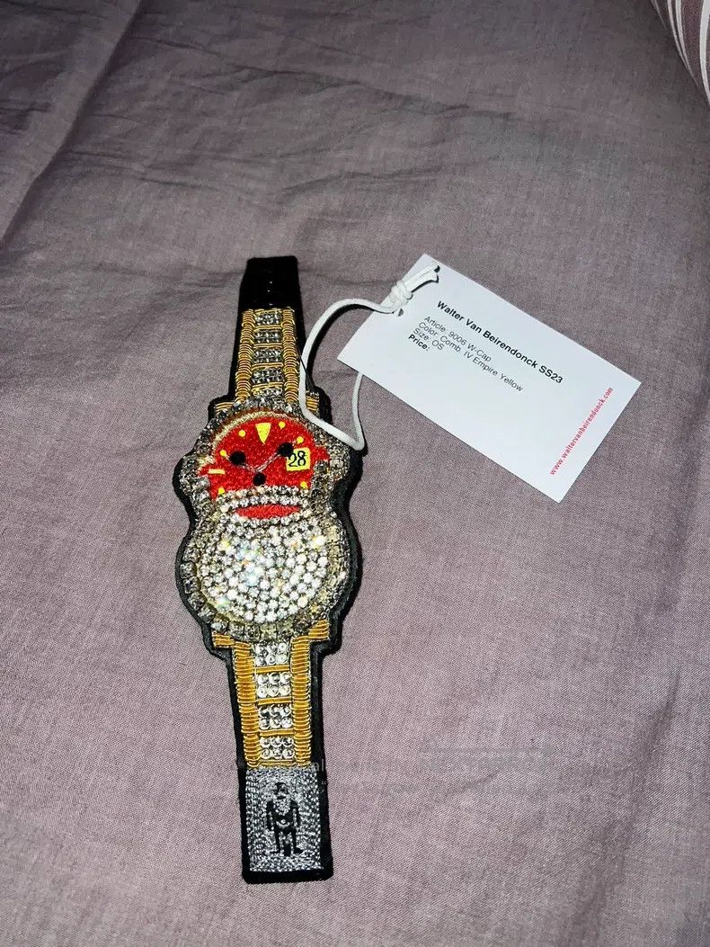 Walter Van Beirendonck Walter Van Beirendonck 22aw full diamond moustache bracele Size ONE SIZE - 1 Thumbnail