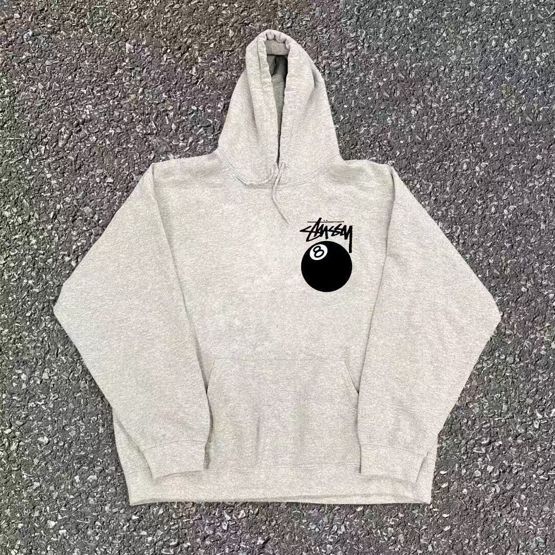 Vintage Grey Street Wash Retro Table Tennis Print Hoodie Size US M / EU 48-50 / 2 - 2 Thumbnail