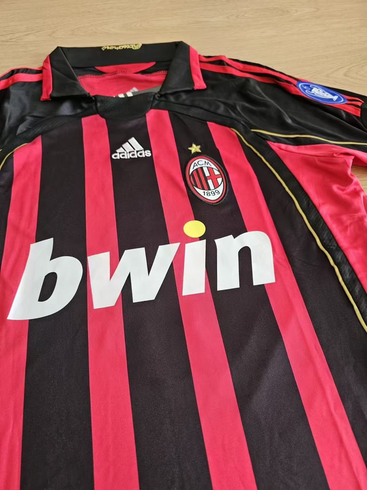 Other 2006 2007 AC Milan #3 Paolo Maldini Jersey Home Size US L / EU 52-54 / 3 - 4 Thumbnail