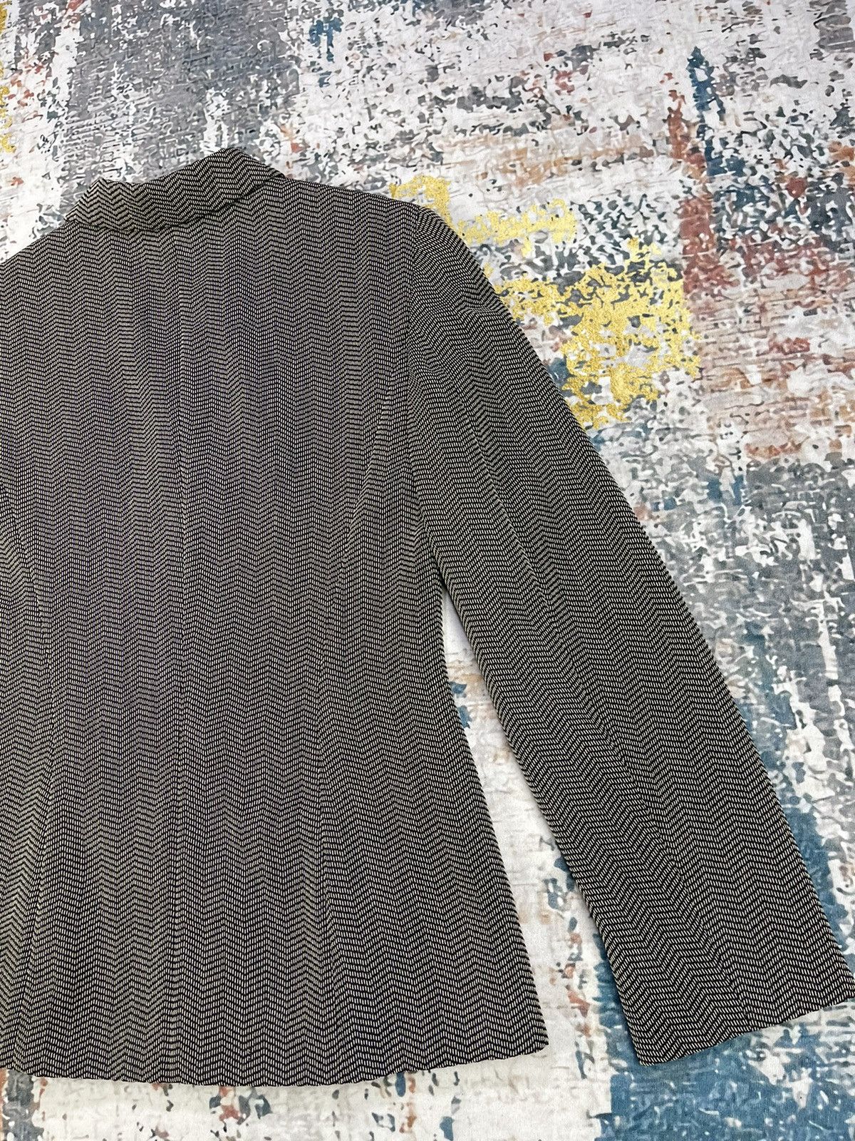 Max Mara MAX MARA SINGLE BREASTED CHEVRON BLAZERS Size XS / US 0-2 / IT 36-38 - 5 Thumbnail