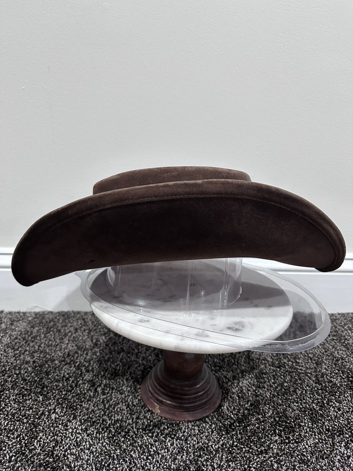 Bailey Hats × Cowboy Equipment × Vintage Vintage Bailey Brown Suede Cowboy Wild West Hat Size ONE SIZE - 5 Thumbnail