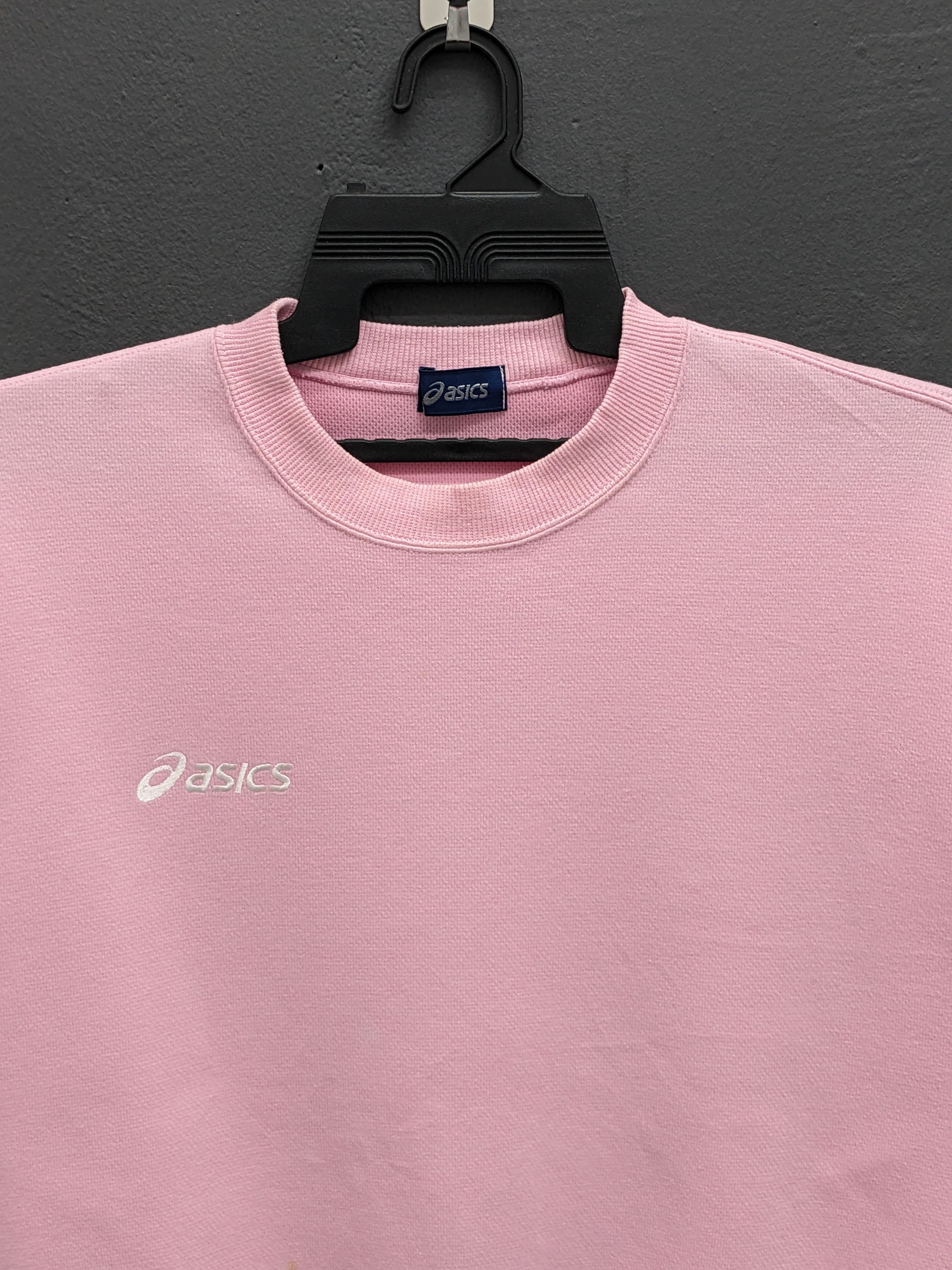 Asics Vintage Asics Classic Pink Crewneck Sweatshirt Size US M / EU 48-50 / 2 - 3 Thumbnail