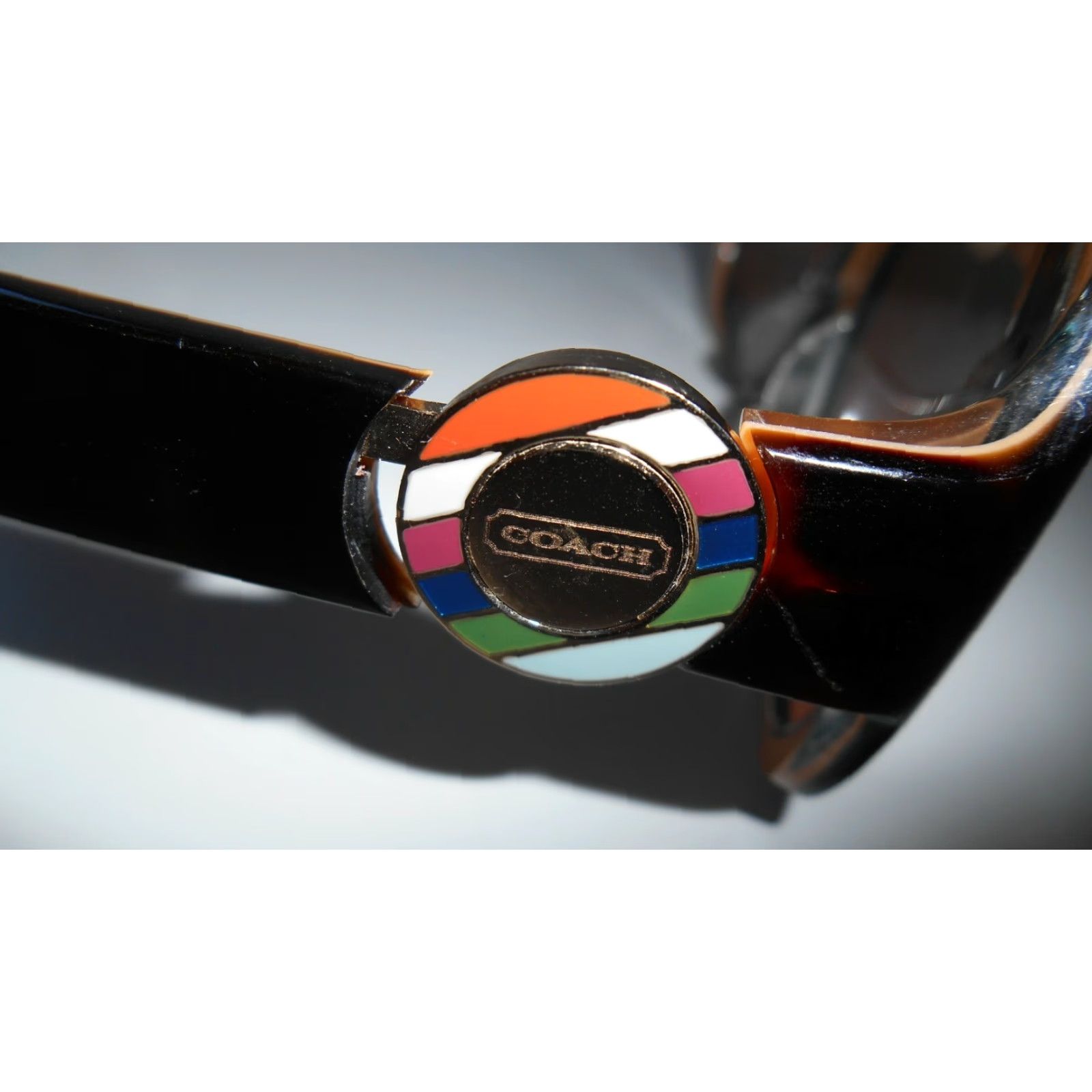 Coach VINTAGE Coach Sunglasses Frames Only Women 58mm Brown Plastic Tortoise Prescription Size ONE SIZE - 5 Thumbnail