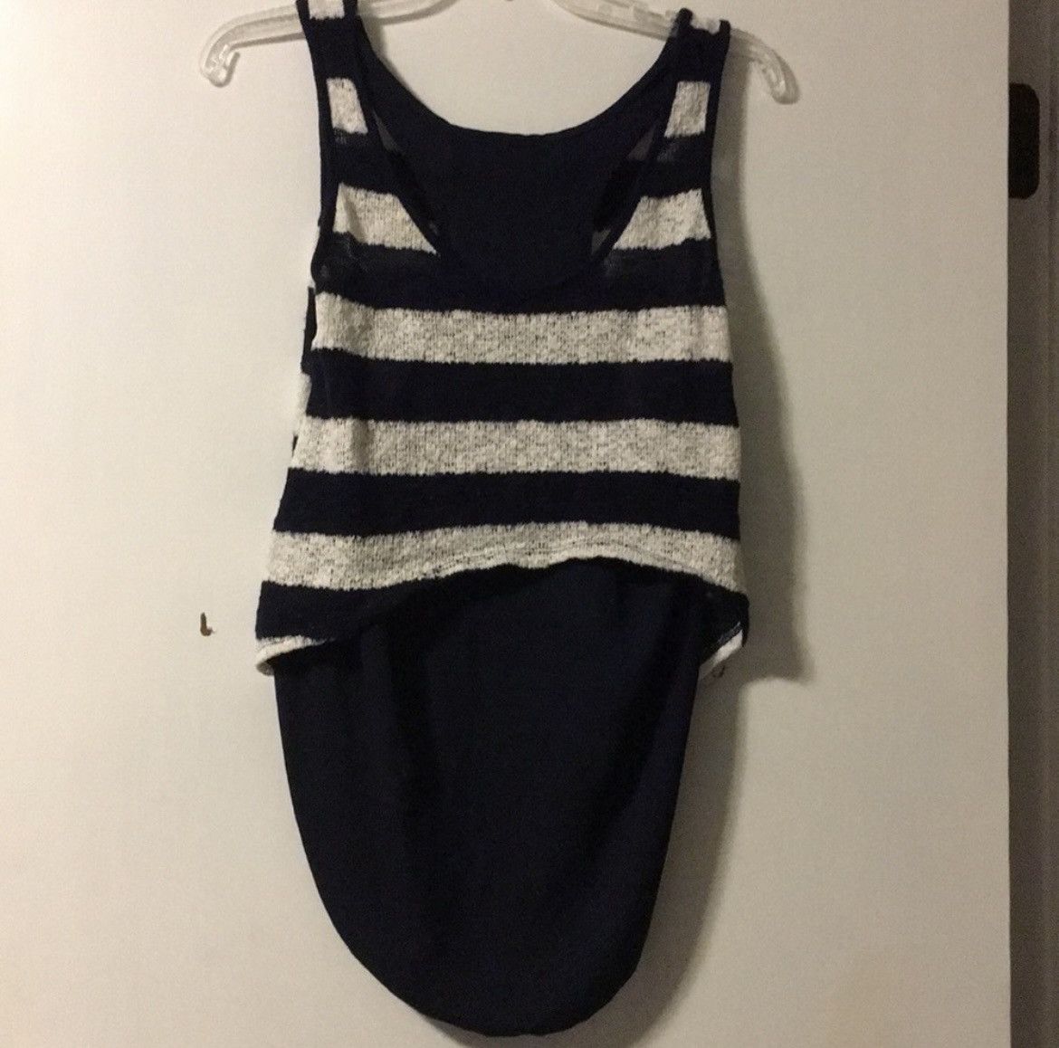 Other BCX Black and White Striped Tank Top Size M / US 6-8 / IT 42-44 - 2 Thumbnail