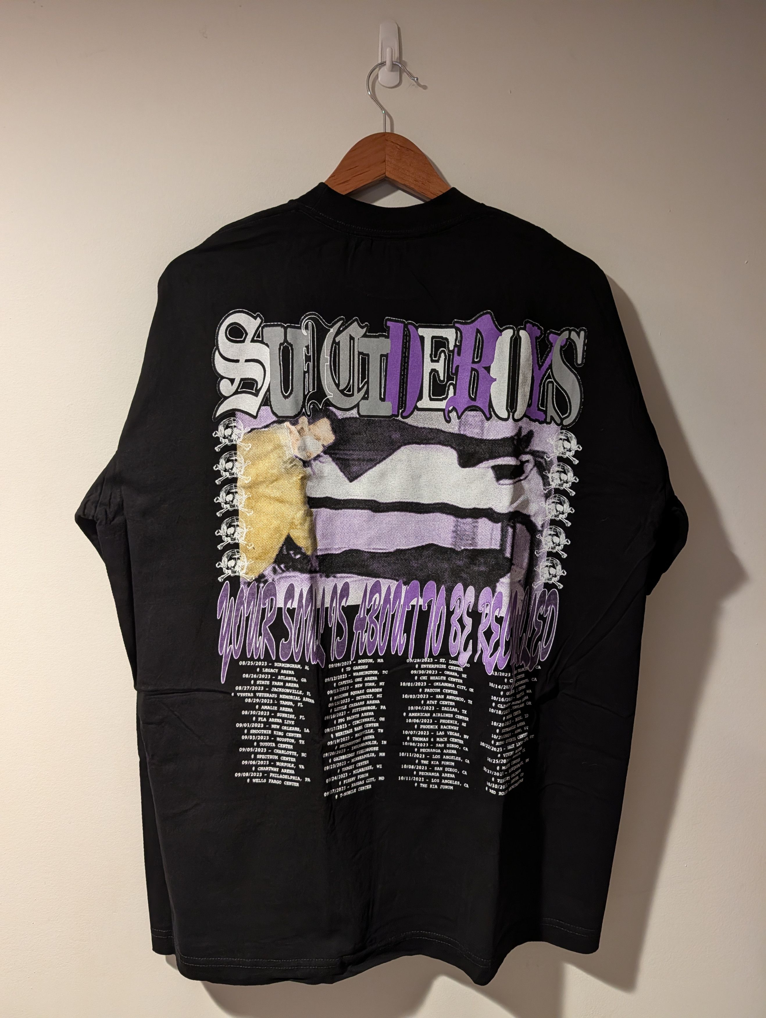 G59 Records G59 Suicideboys Grey Day 2023 Tour T Shirt Your Soul Size US XL / EU 56 / 4 - 1 Thumbnail