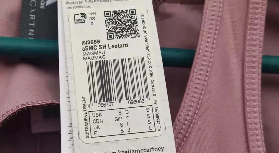 Adidas Adidas By Stella Mccartney Leotard Violet IN3659 S Size S / US 4 / IT 40 - 6 Thumbnail