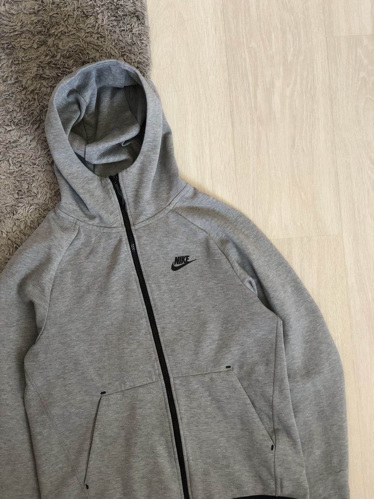 Nike Nike Tech Fleece Drill Hype Grey Zip Hoodie Size US S / EU 44-46 / 1 - 2 Thumbnail