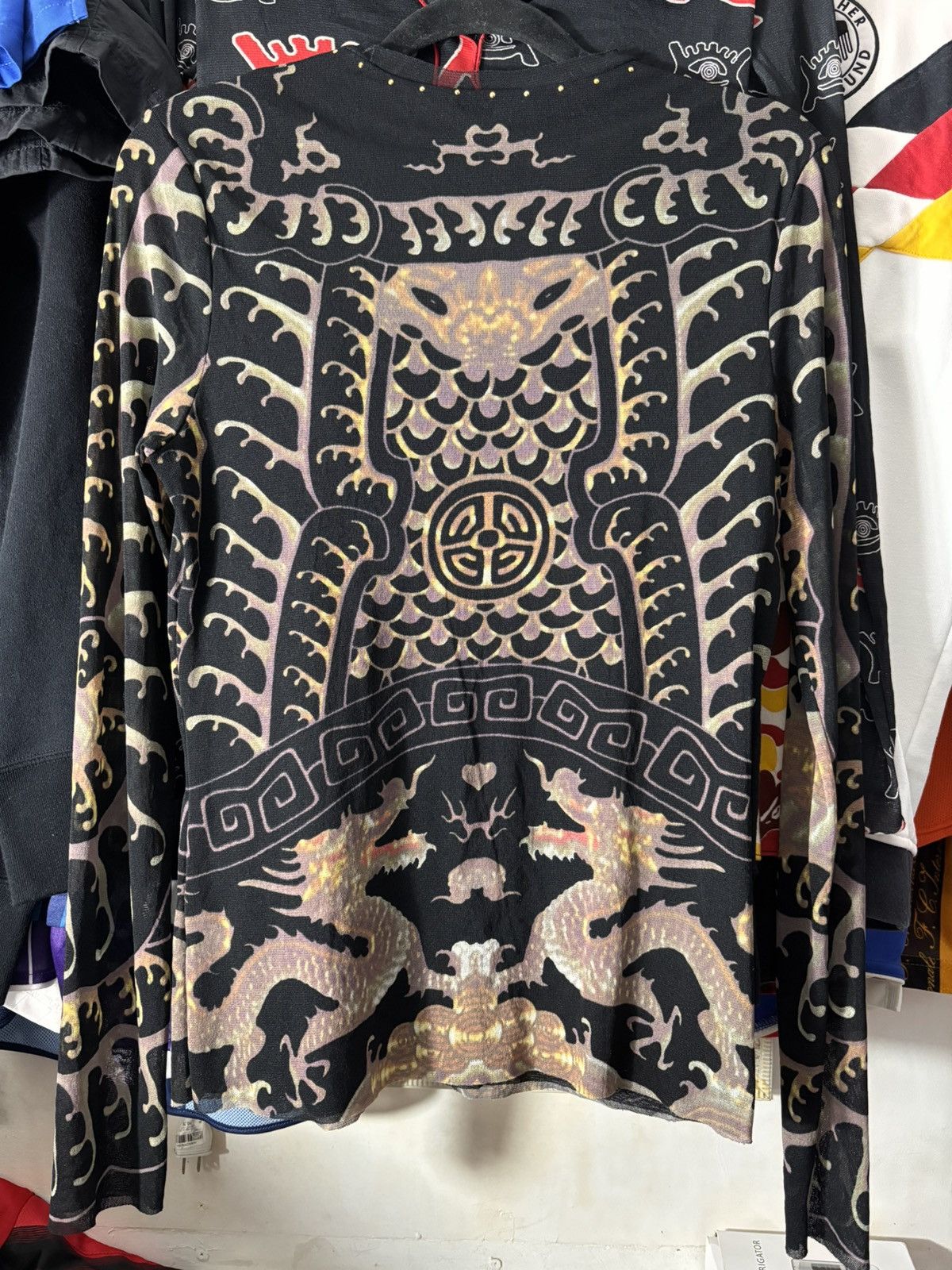 Vivienne Tam Vivienne Tam Mesh Dragon Long Sleeve Size M / US 6-8 / IT 42-44 - 6 Thumbnail