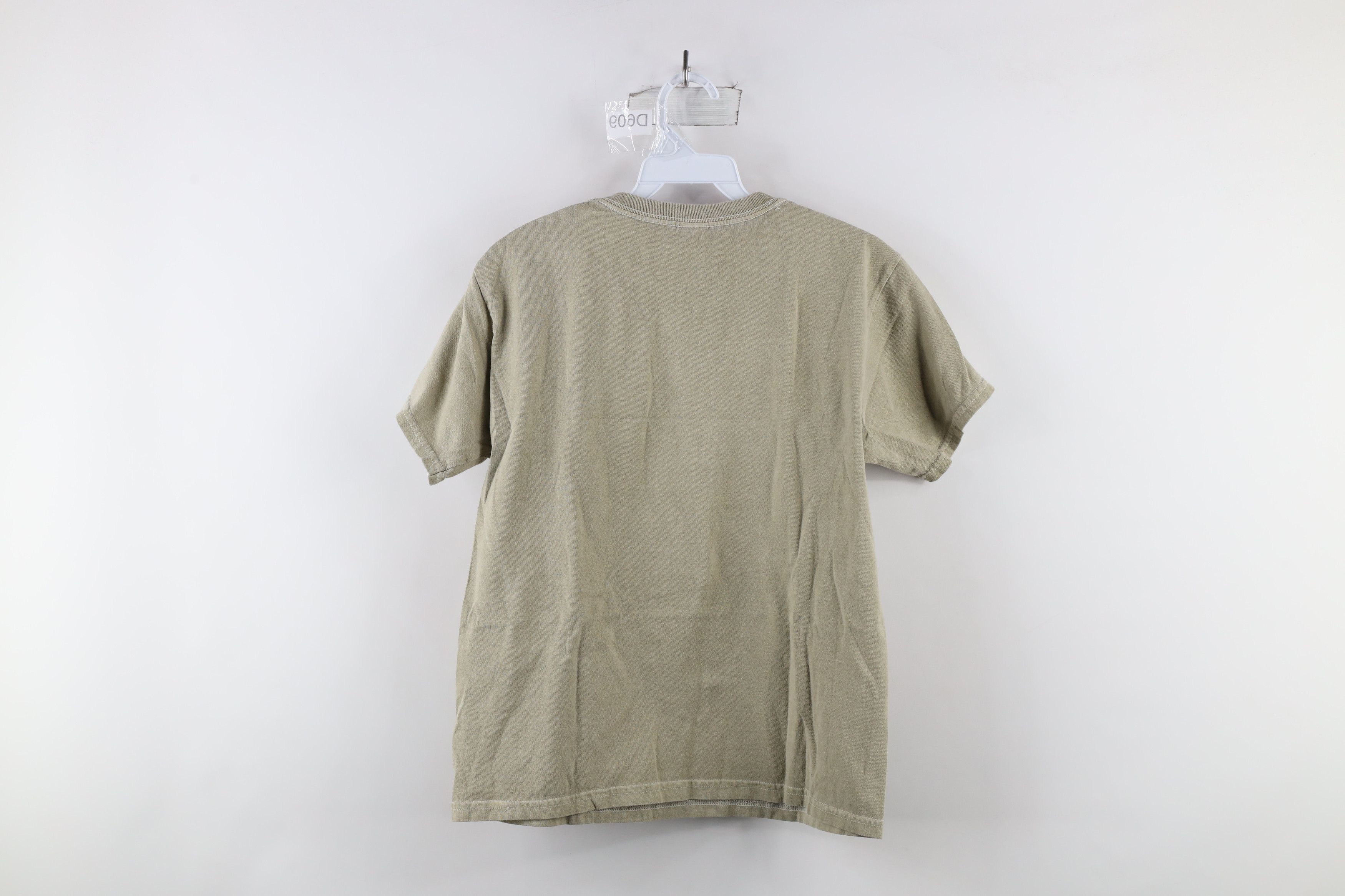 Vintage Retro Spell Out Nirvana Band Short Sleeve T-Shirt Beige Size S / US 4 / IT 40 - 10 Thumbnail