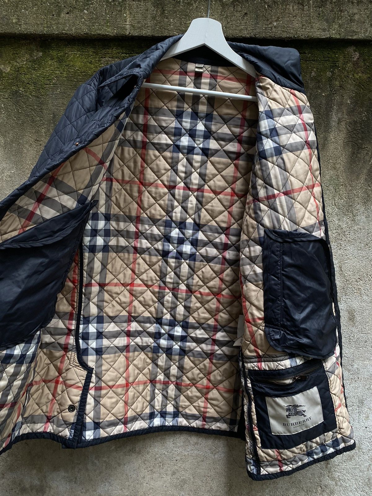 Burberry × Vintage Burberry London Quilted Light Jacket Size US XL / EU 56 / 4 - 3 Thumbnail