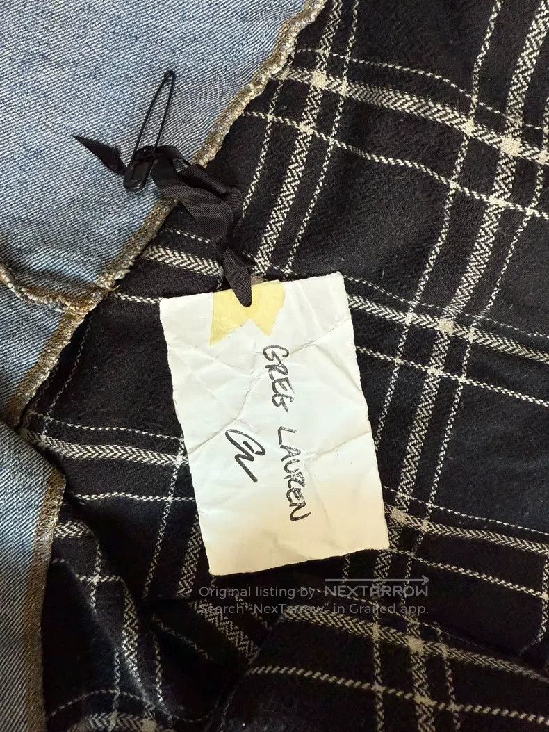 Greg Lauren Greg Lauren Spliced Denim Jacket Size US M / EU 48-50 / 2 - 5 Thumbnail