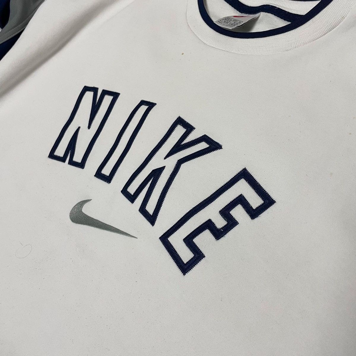 Nike Vintage Nike Spellout Sweatshirt 90s Rare Size US XL / EU 56 / 4 - 4 Thumbnail