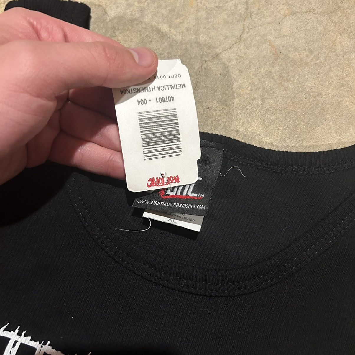 Giant × Metallica × Vintage Crazy Vintage 90s Metallica Ribbed Tank Top Giant NWT Size US XL / EU 56 / 4 - 5 Thumbnail