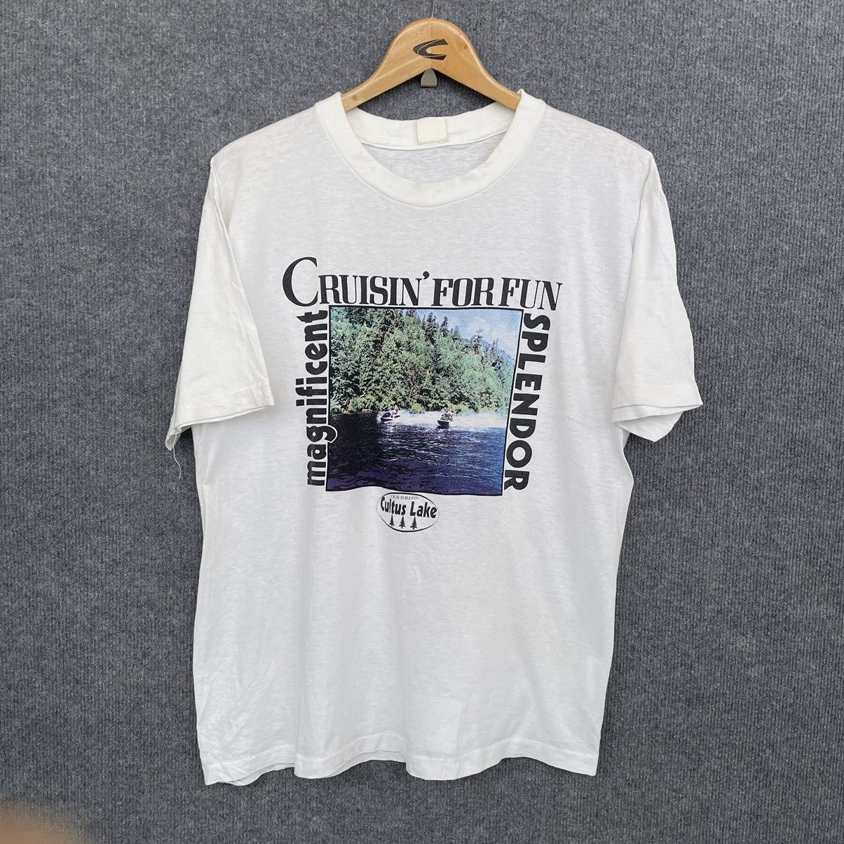 Vintage Vintage 90s Cultus Lake Magnificent Splendor T Shirt Size US M / EU 48-50 / 2 - 1 Thumbnail