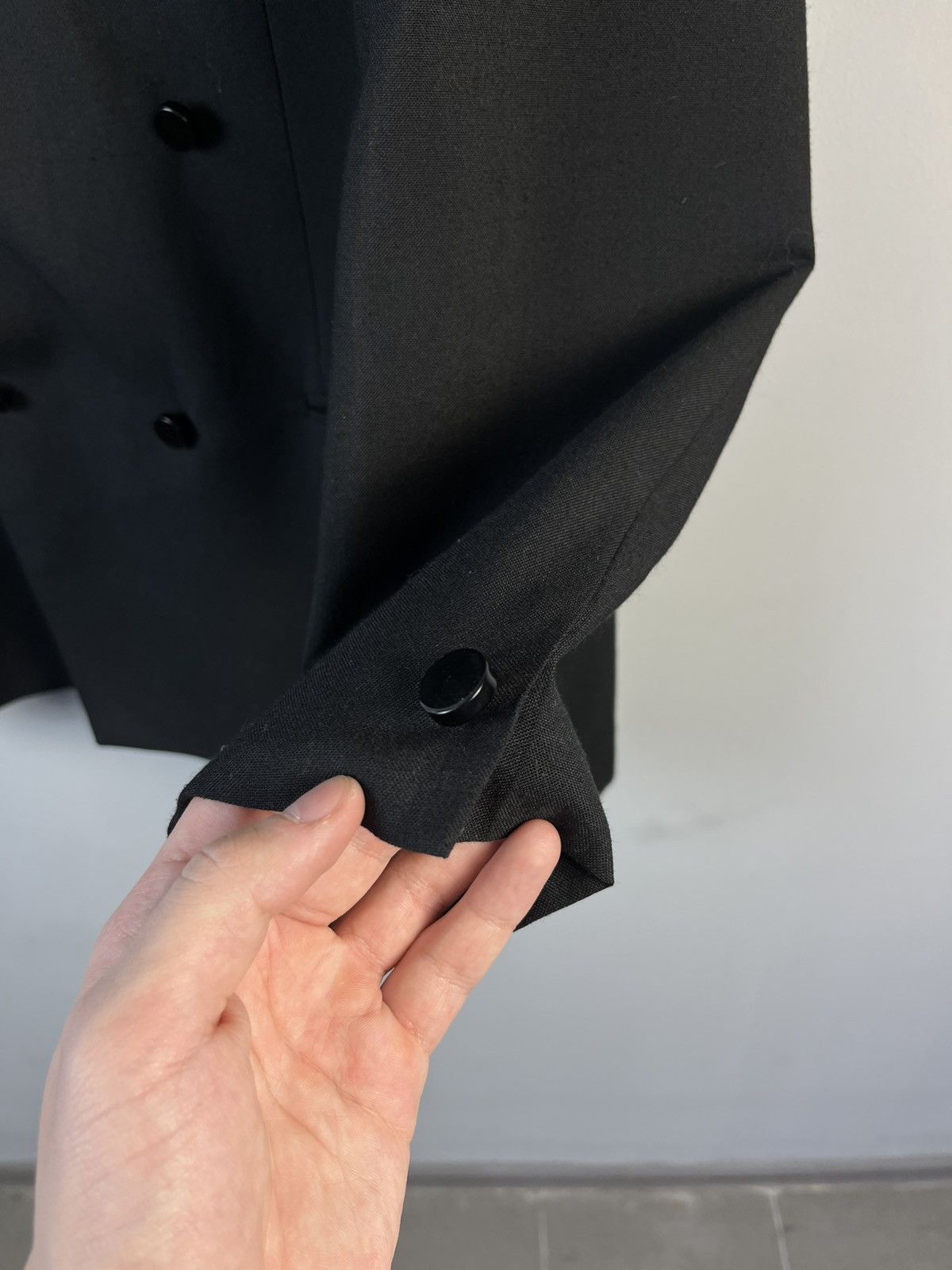Givenchy GIVENCHY Vintage Wool & Polyester Smoking Suit Yugoslavia Size 44R - 8 Thumbnail