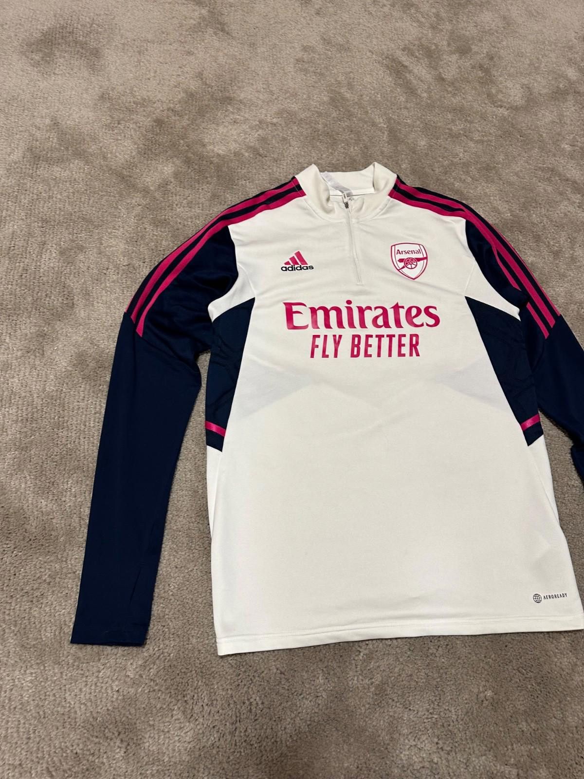 Adidas Arsenal Jacket 2021/2022 Sweatshirt Football Training Track Size US M / EU 48-50 / 2 - 2 Thumbnail