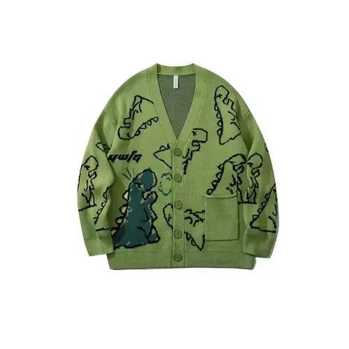 Aran Isles Knitwear Crocodile Graphic Knit Sweater Size US L / EU 52-54 / 3 - 2 Thumbnail