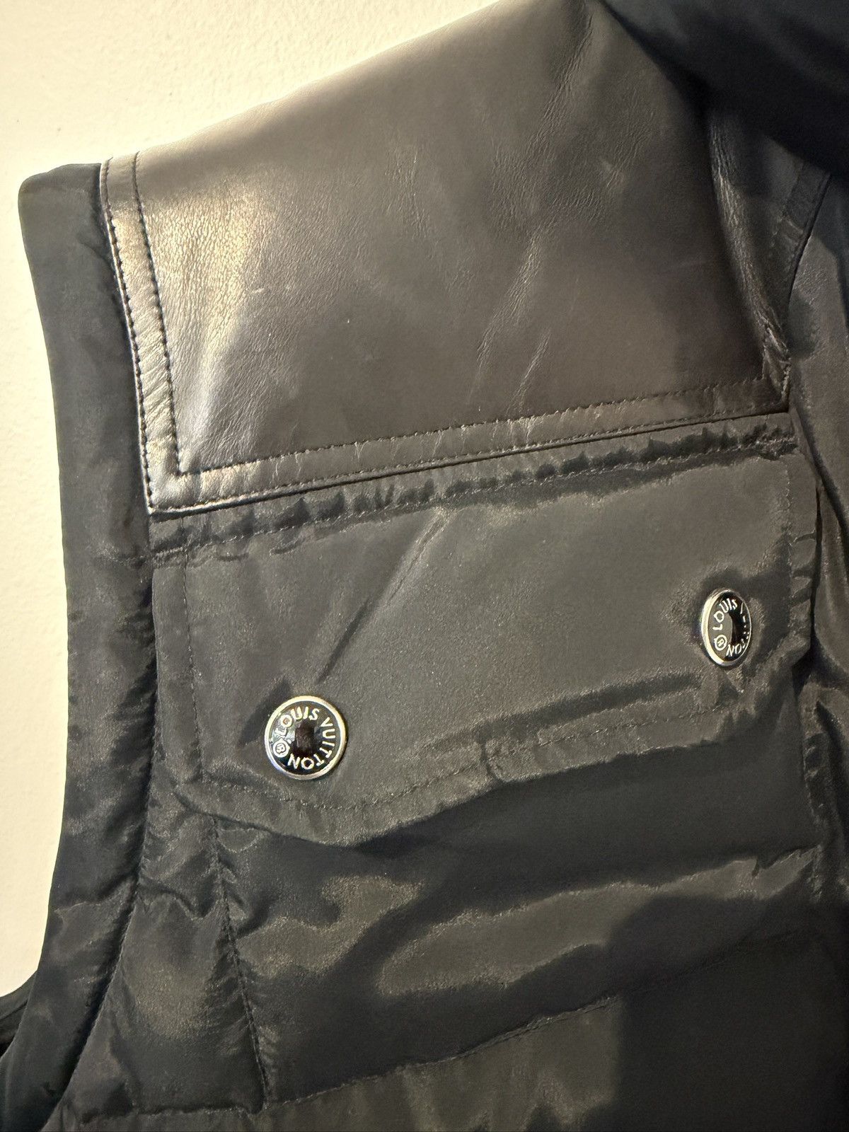 Louis Vuitton Louis Vuitton Damier Graphite Multi-Pocket Down Vest (Gilet) Size US L / EU 52-54 / 3 - 4 Thumbnail