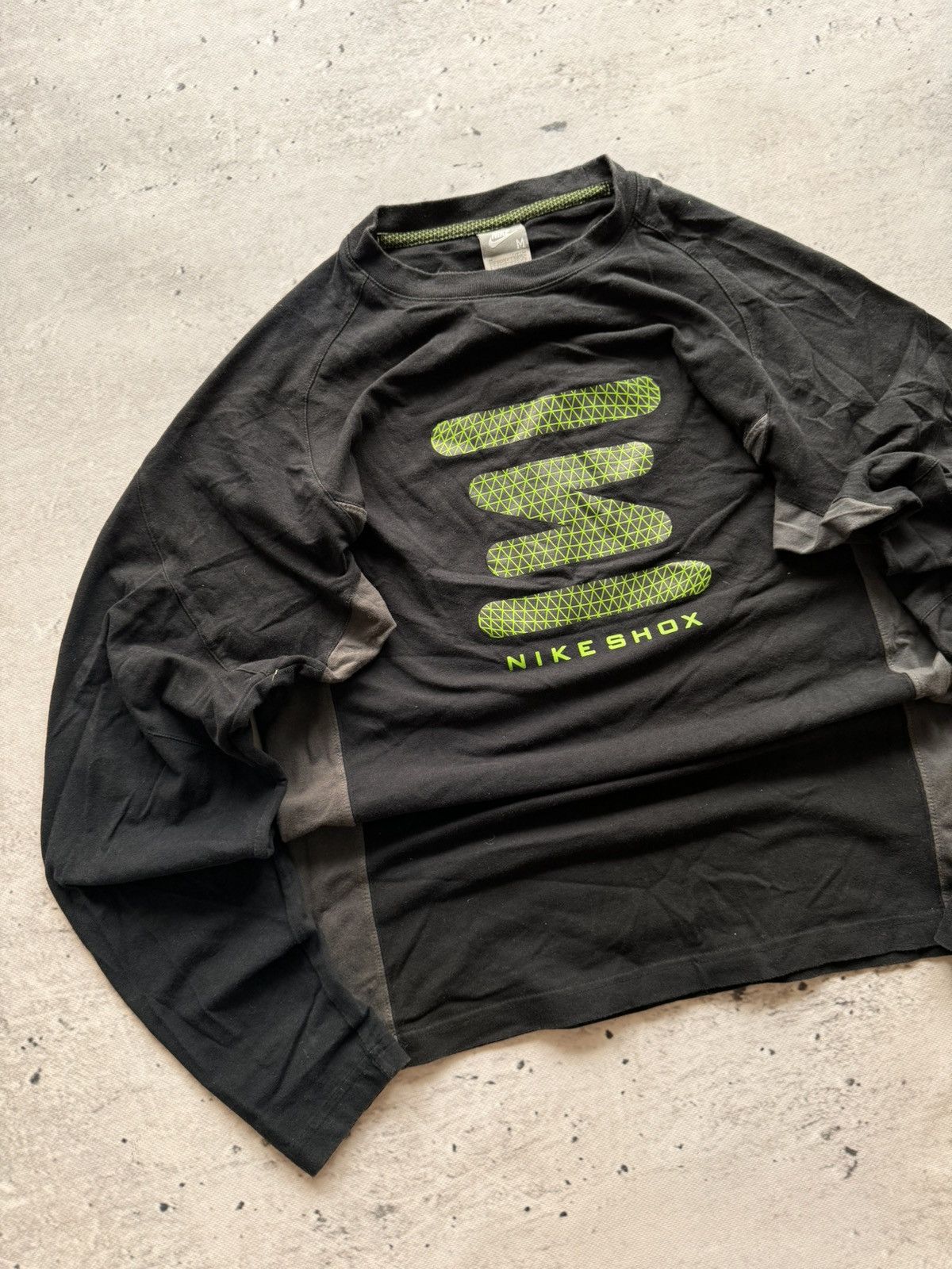 Nike × Vintage NIKE SHOX VINTAGE CENTER LOGO OVERSIZE BOXY SWEATSHIRT Size US M / EU 48-50 / 2 - 2 Thumbnail