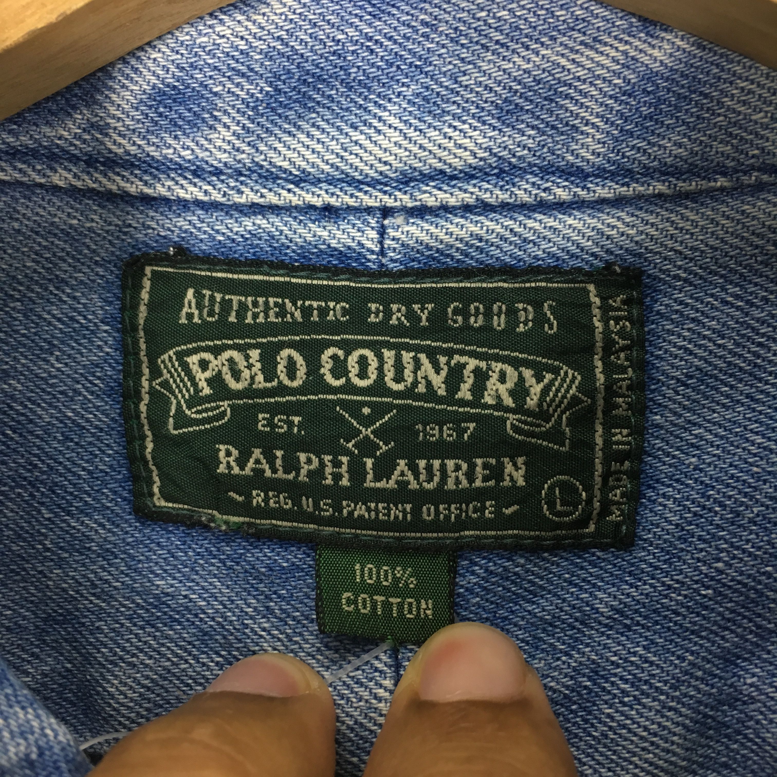 Polo Ralph Lauren vintage oxford button down polo ralph lauren - 1661 Size US L / EU 52-54 / 3 - 11 Thumbnail