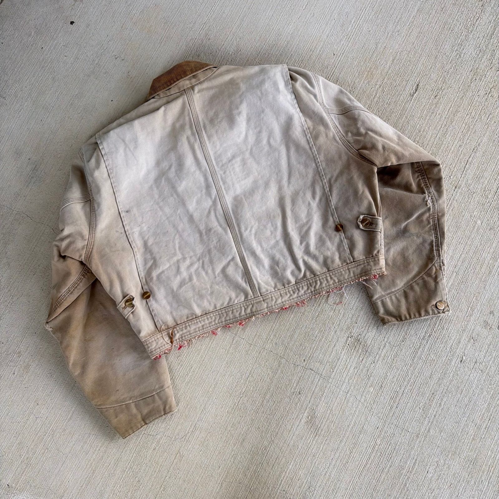 Carhartt × Vintage Carhartt brown cropped Detroit style work wear jacket Size US L / EU 52-54 / 3 - 7 Thumbnail