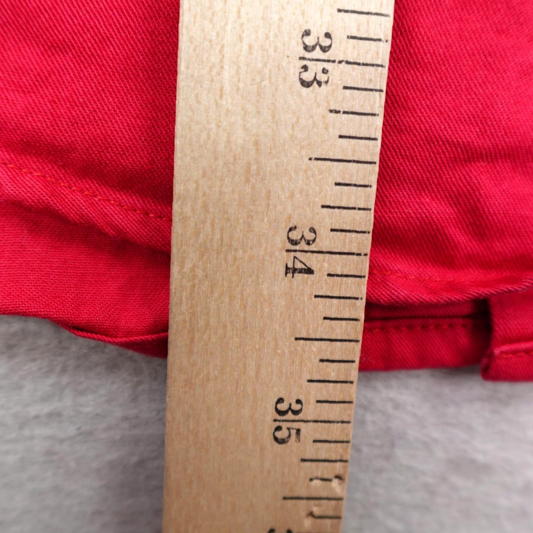 Vintage Vintage Panhandle Slim Shirt Mens 3XL Red Denim Band Collar Western Button Up Size US XXL / EU 58 / 5 - 6 Thumbnail
