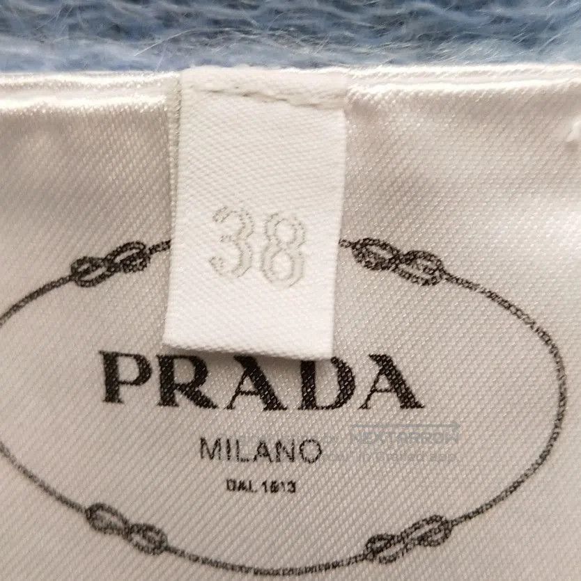 Prada Prada Soft Blue Wool Blend Polo Sweater . Size M / US 6-8 / IT 42-44 - 6 Thumbnail
