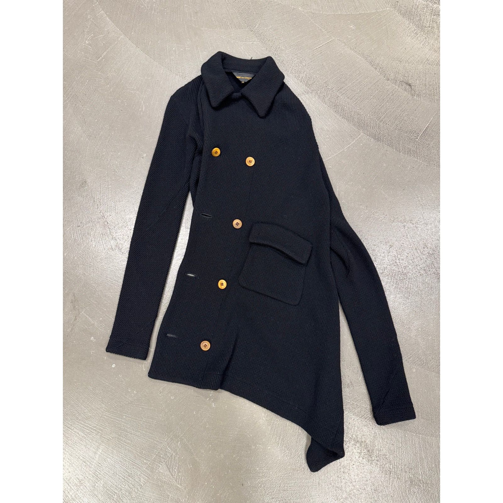 Comme des Garcons A/W2002 Comme des Garçons twisted asymmetrical runway jacket Size US M / EU 48-50 / 2 - 1 Thumbnail