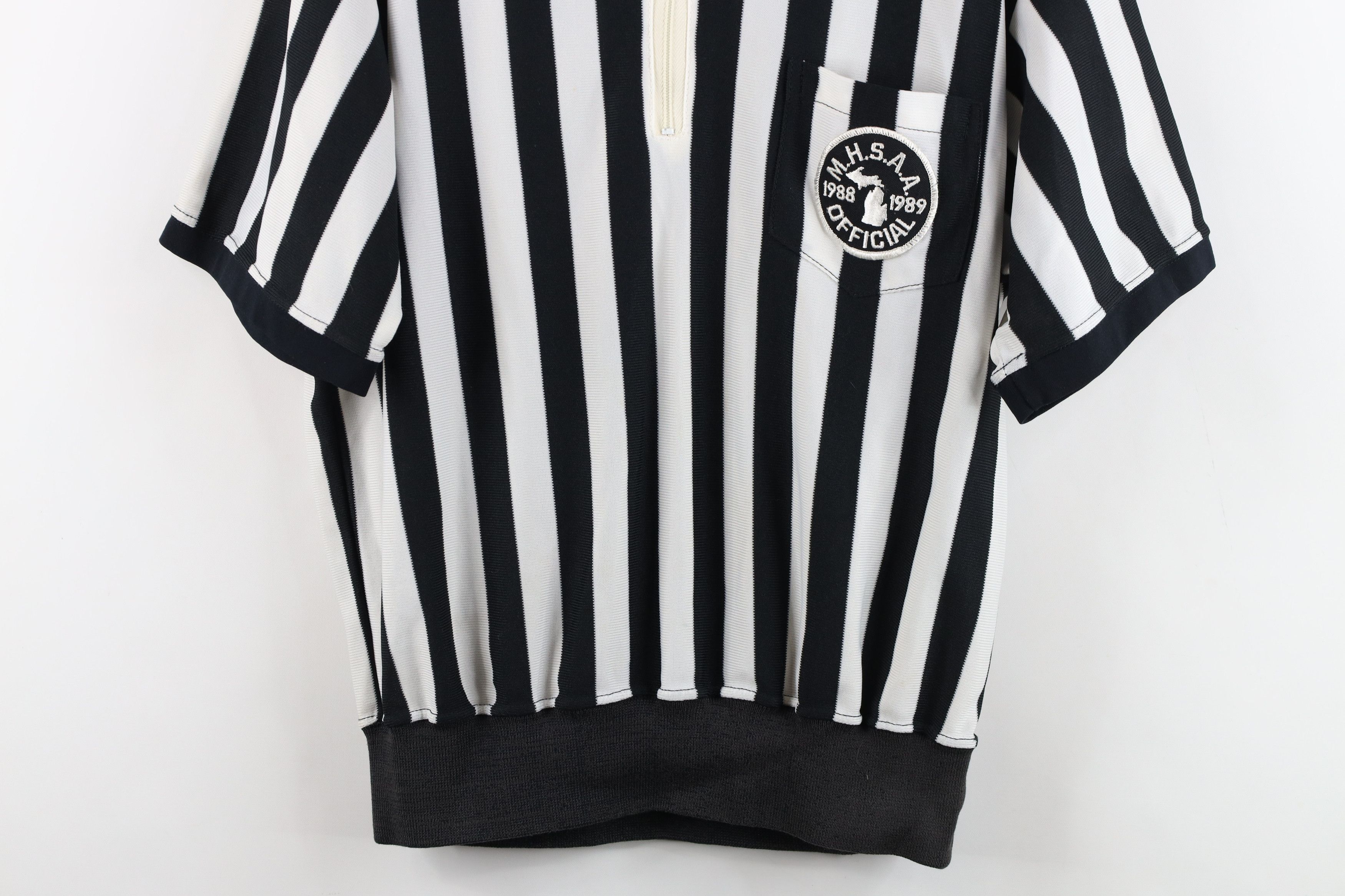 Vintage Vintage 80s MHSAA Official Referee Ref Uniform Polo USA Size US XL / EU 56 / 4 - 3 Thumbnail