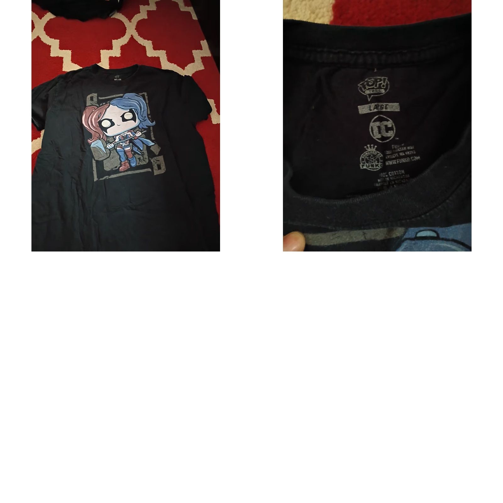 Vintage Vintage DC Marvel Comics Chibi Head style pop tees Lot 6 T-Shirts Joker Superman Size US M / EU 48-50 / 2 - 9 Thumbnail
