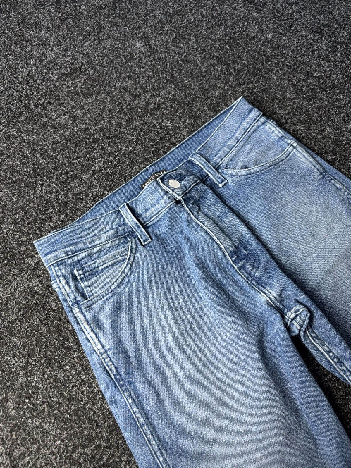 Levi's Vintage 00s style Levi’s Line 8 White tag Denim pants jeans Size US 30 / EU 46 - 6 Thumbnail