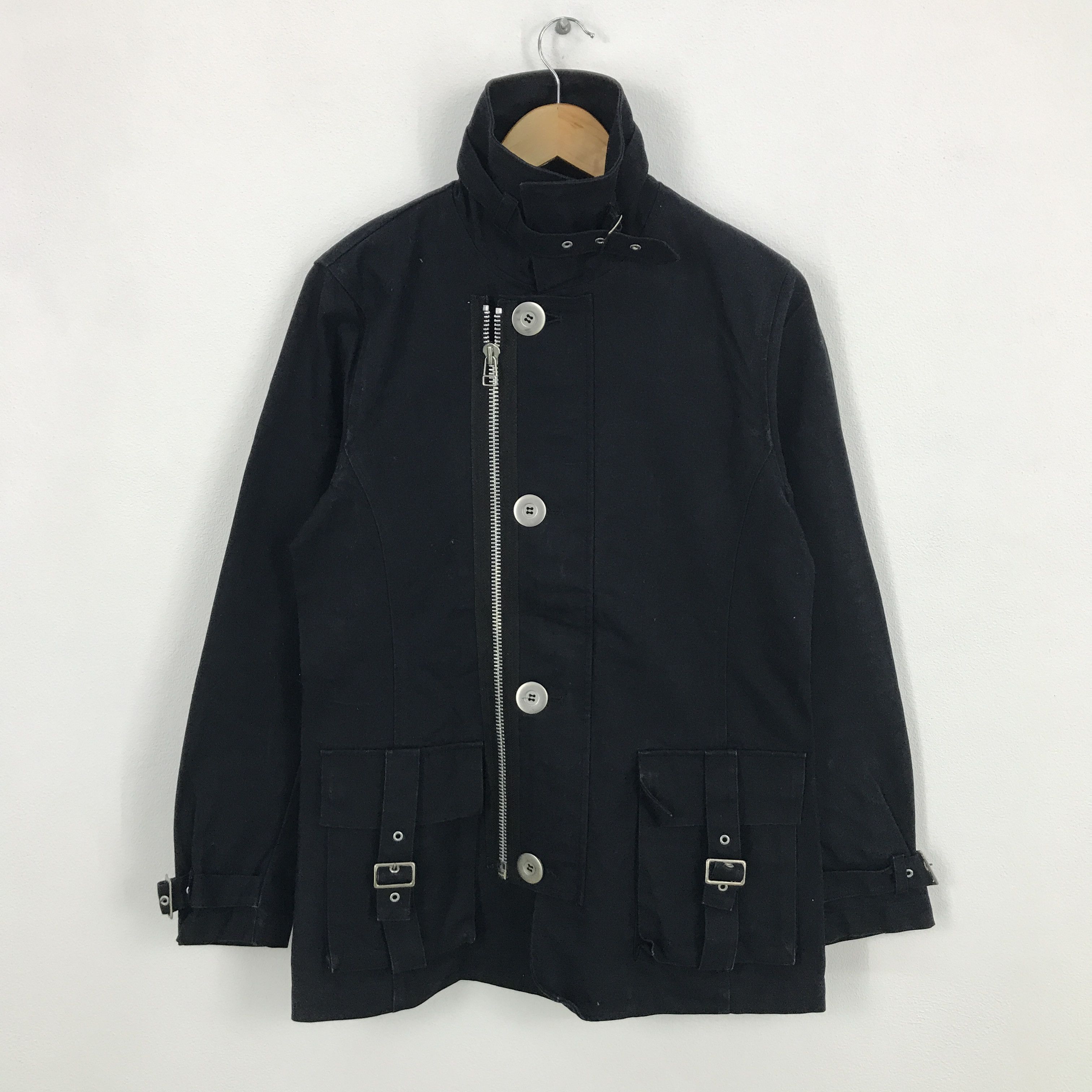 Japanese Brand × No Future Black Punk No Future zipper bondage jacket Size US M / EU 48-50 / 2 - 1 Thumbnail