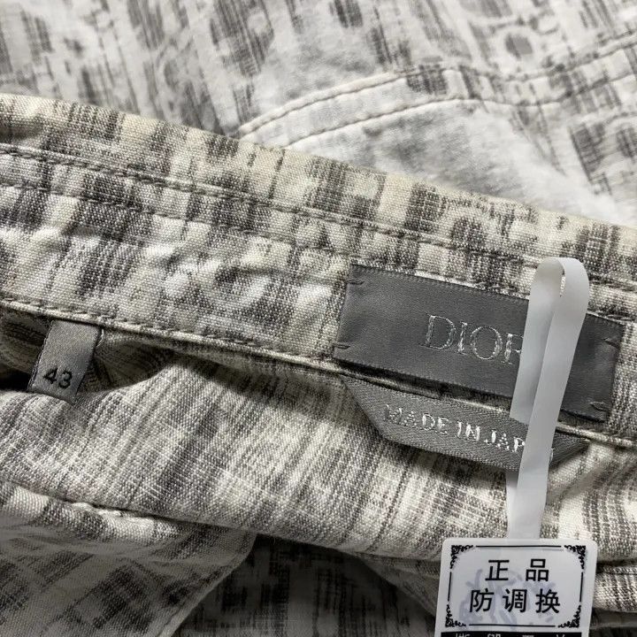 Other Dior Dior FW21 Oblique Print Long Sleeve Shirt 0079-2507 Size US L / EU 52-54 / 3 - 1 Thumbnail