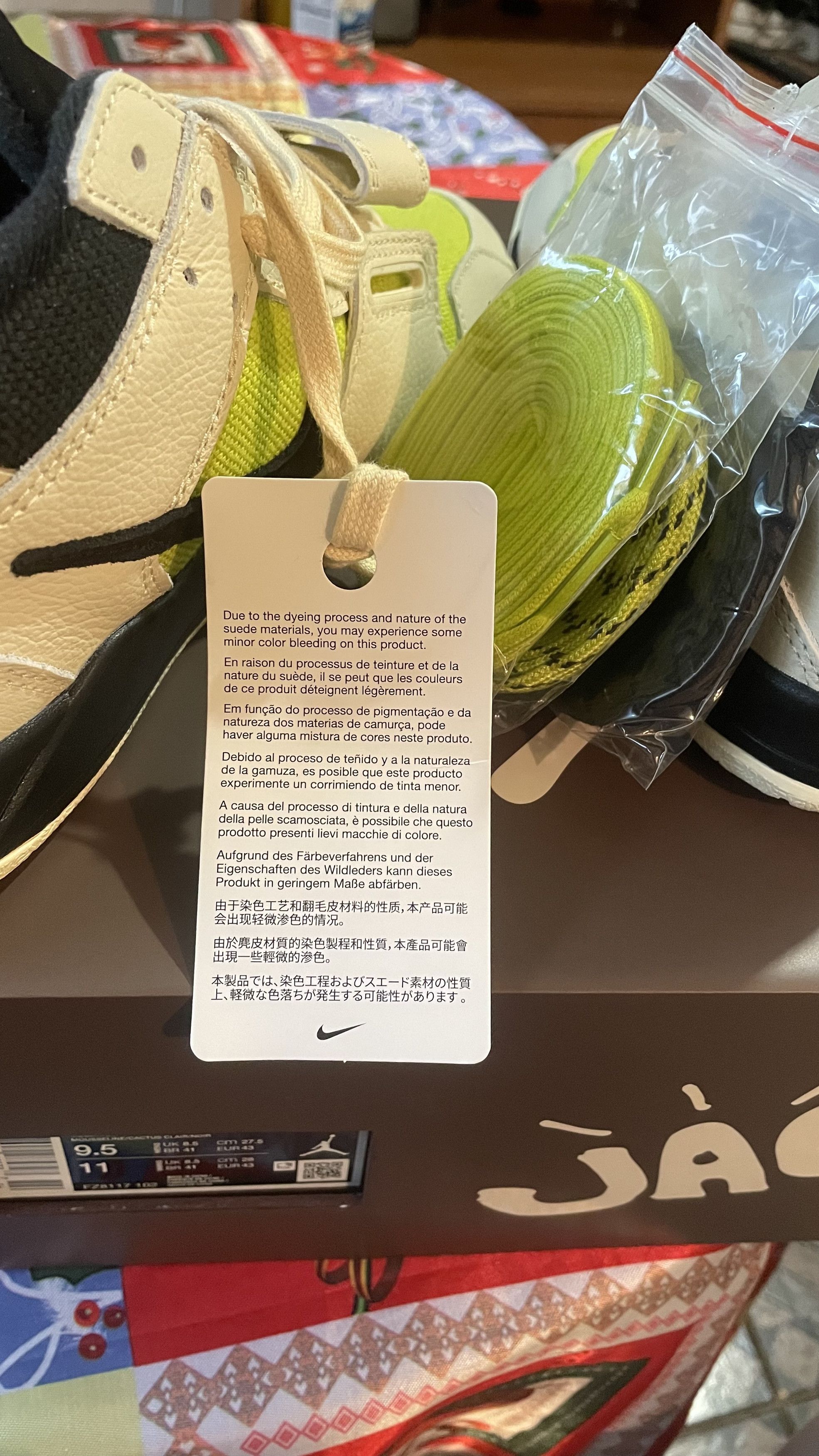 Jordan Brand Travis Scott x Jordan Jumpman Jack TR ‘Bright Cactus’ Size US 10 / EU 43 - 9 Thumbnail