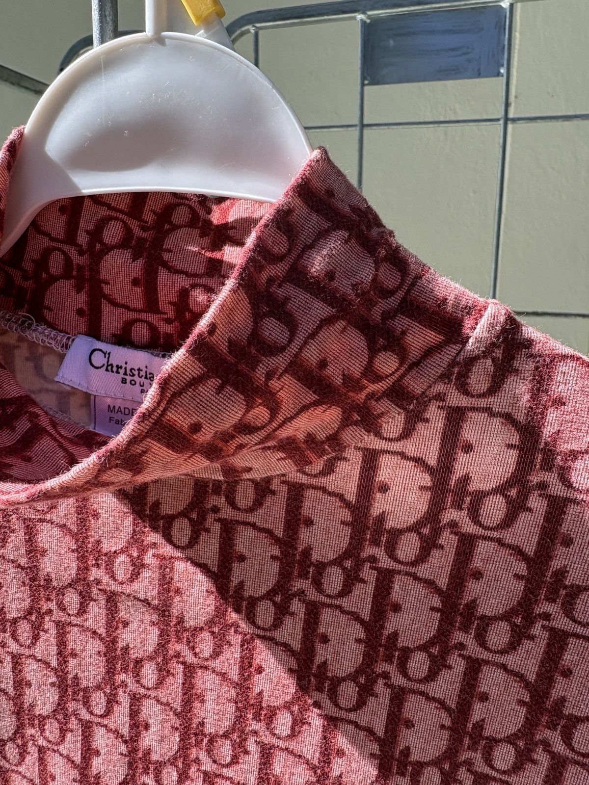 Dior Christian Dior CD Y2K monogram turtleneck long sleeves tee Size L / US 10 / IT 46 - 6 Thumbnail